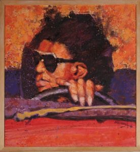 Clifford Hanley (1948-2021) - 1994 Oil, Big Hair