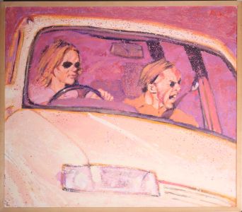 Clifford Hanley (1948-2021) - 1996 Oil, White Heat