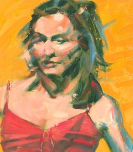Clifford Hanley (1948-2021) - 20th Century Oil, Bongo Lady