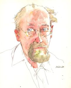Peter Collins ARCA - 1988 Watercolour, The Artist