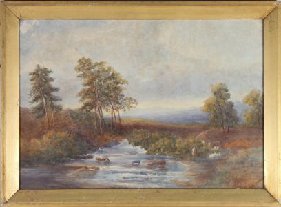 S. A. Greene - Early 20th Century Watercolour, Babbling Brook