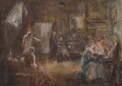 Frederick Charles Winby (1875-1959) - Early 20th Century Oil, The Workshop