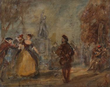 Frederick Charles Winby (1875-1959) - Early 20th Century Oil, The Actor