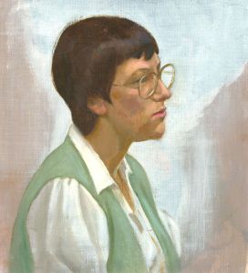 E.L. Edwards - Mid 20th Century Oil, The Librarian