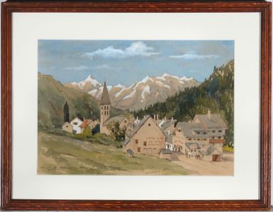 Sidney G. Ferris (1902-1989) - Mid 20th Century Watercolour, Chantemerle