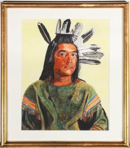Jennie Hall - 20th Century Watercolour, Kicking Bird