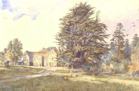 Henry George Gandy (1879-1950) - Mid 20th Century Watercolour, Pyrton Manor