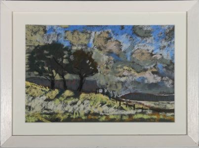 Attrib. Roy Hewish - Framed 1961 Pastel, Aust Cliff