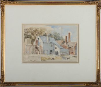 Attrib. William James Muller (1812-1845) - Framed Watercolour, Carmarthen Mill