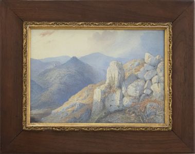 Victorian School  19th Century Watercolour - Rocky Outcrop