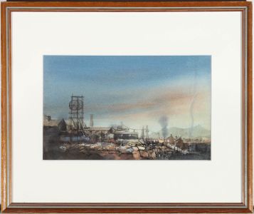 David John Sweetingham - 20th Century Watercolour, Early Morning, Rhondda