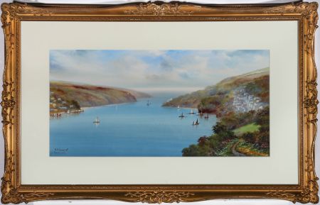 Reginald Daniel Sherrin (1891-1971) - Framed Gouache, Views of Dartmouth