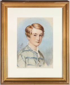 1852 Watercolour - Portrait of Master Clement Henry Clarke