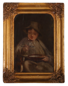 Continental School Early 19th Century Oil - Thirsty Work