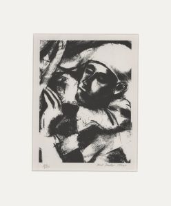 Fred Fowler - 1990 Lithograph, At Rest