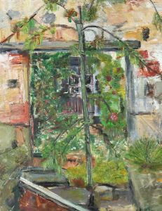 Jessie Bruce - 2005 Oil, Garden View