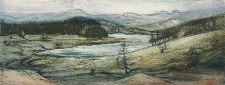 Pat Mallinson (1930-2008) - Contemporary Aquatint, Tarn