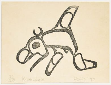 Danny Dennis - 1977 Serigraph, Killer Whale