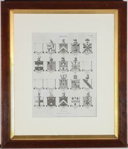 Heraldic Crests 1813 Engraving - Baronets