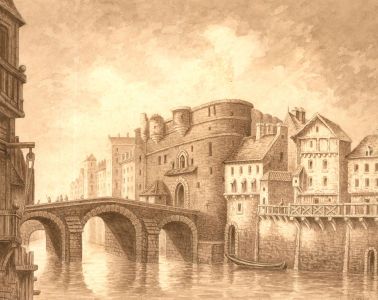 A. Renaud - Late 19th Century Watercolour, Le Petit Chatelet