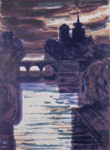 Norman Clifford Jaques (1922-2014) - Artist Proof Silkscreen, Notre Dame