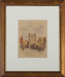 G. H. Browne  - 1887 Watercolour, Micklegate Bar