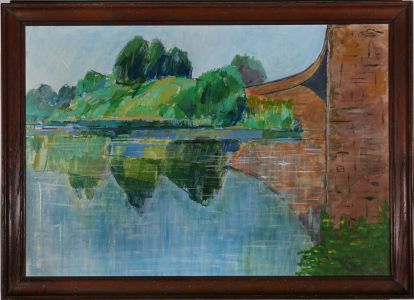Jack Hellewell (1920-2000)  - 20th Century Acrylic, Boroughbridge, Yorkshire