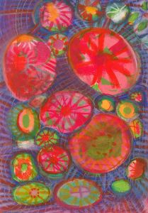 Lorraine Bampton (1946-2019) - 20th Century Pastel, Pink Supernova