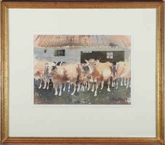Anthony Bloomfield - Framed 20th Century Watercolour, Muck & Mire