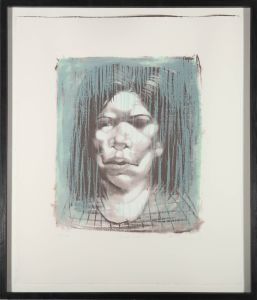 Peter Howson OBE (b. 1958) - Framed 1993 Silkscreen, War Wife