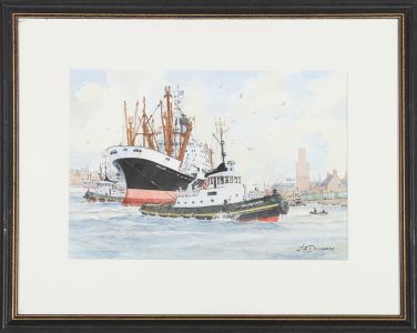 J.H. Drinkwater - 20th Century Watercolour, Come Along M'Dear!