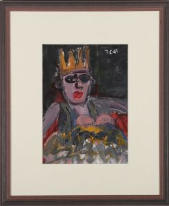 Rachel Grainger Hunt (1956-2016) - 20th Century Acrylic, Queen of Sheba