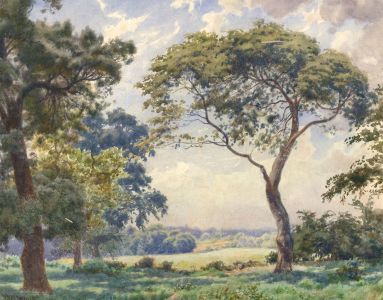 Sarah H. Hancock - Early 20th Century Watercolour, A Sunny Morning, Ilford