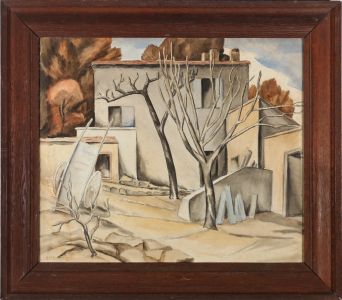Elsie Barling (1883-1976) - Mid 20th Century Watercolour, Behind the Villa