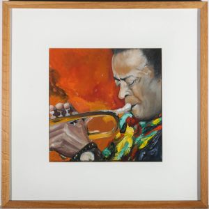 Clive Fredriksson - Contemporary Acrylic, Portrait of Miles Davis