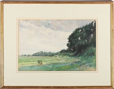 Frank Lewis Emanuel (1866-1948) - Framed Early 20th Century Watercolour, Camiers