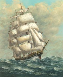 Max Parsons ARCA (1915-1998) - 20th Century Oil, Royal Clipper
