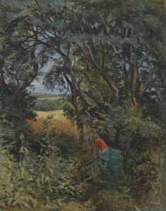 Hubert Hennes (b.1907) - Mid 20th Century Oil, A Country Walk