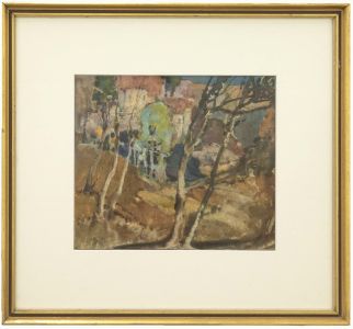 John Wilson - Framed Early 20th Century Watercolour, Dormant Woods