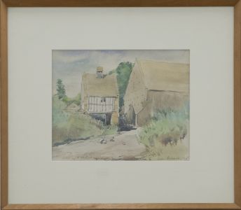 Alan Reiach ASA RSW (1910-1992) - Framed 1979 Watercolour, Cotswold Farm