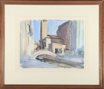 Anthony Bream (b.1943) - 20th Century Watercolour, Chiesa di San Barnaba
