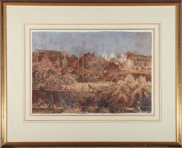 Maurice Sheppard PRWS NEAC (b.1947) - 1978 Watercolour, View of The Village