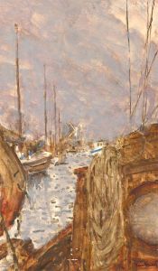 Jean Howell - 20th Century Oil, Purple Sky