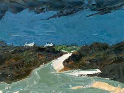 Daniel Nichols - Contemporary Oil, Headland Waves