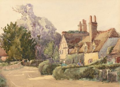 M. Hooper - Mid 20th Century Watercolour, Gardener's Work