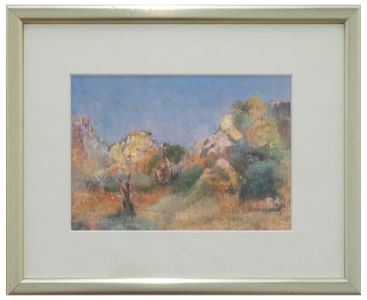 Clifford E. Dinning - Framed Contemporary Oil, Rough Country