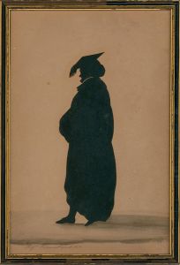 Auguste Edouart (1789-1861) - 1828 Cut Paper Silhouette, The College Dean