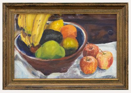 Sylvie - Framed Contemporary Oil, Ripe for Eating