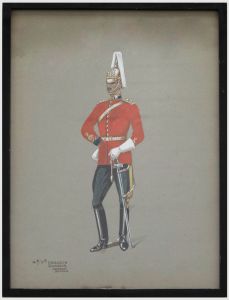 Herbert Benham (act.1910-1920) - Watercolour, 4th/7th Dragoon Guards