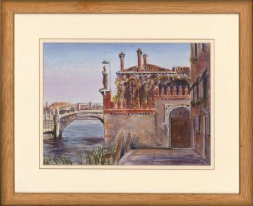 John Foster - 20th Century Watercolour, Rio de la Fornace Venice